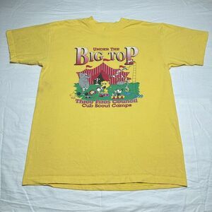 Vintage 1990s 1999 Boy Scouts Under The Big‎ Top Circus T-Shirt Size XL Youth
